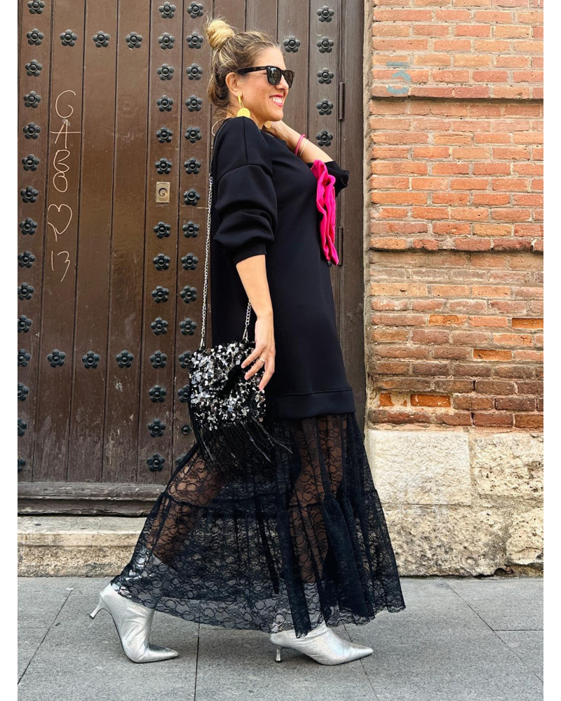 Maxi Vestido Encaje