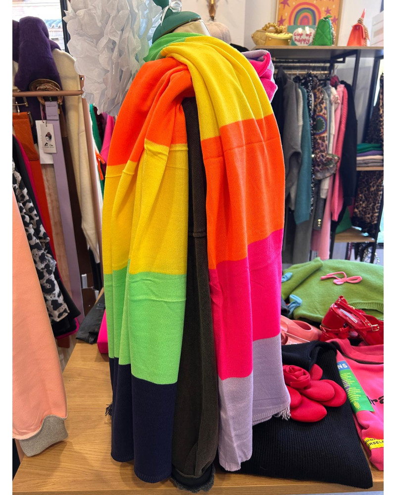 Bufanda Rayas Fluor
