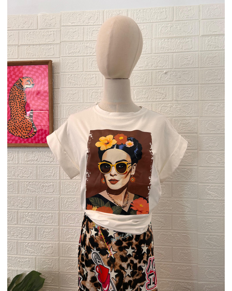 Camiseta Frida Gafas