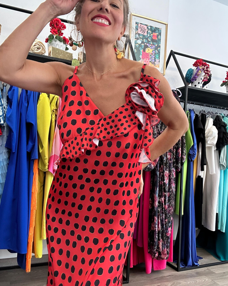 Vestido Alma Lunares