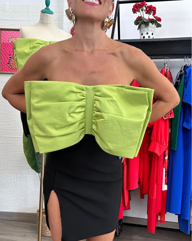 Vestido Maxi Lazo Fluor