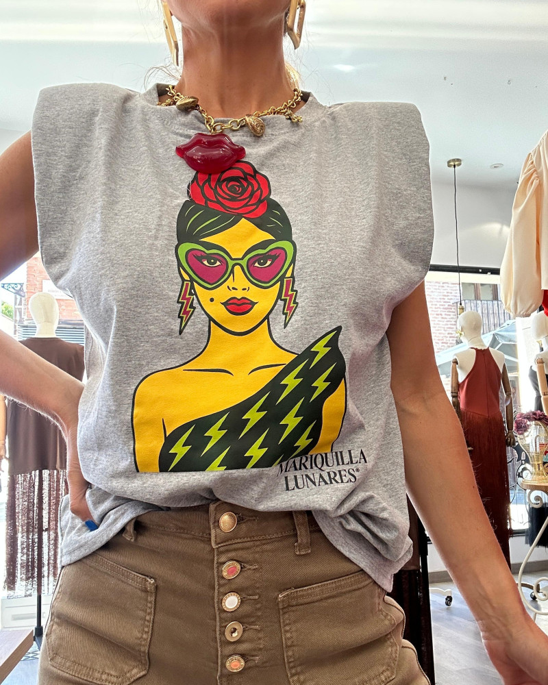 Camiseta Mariquilla Rayo Hombrera