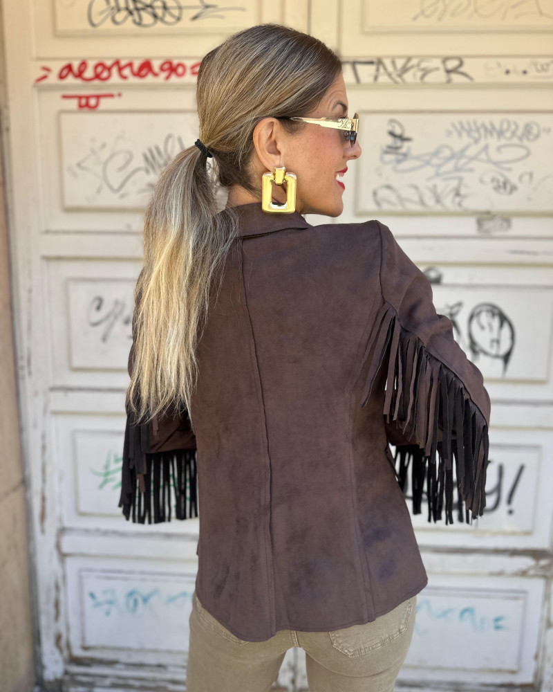 Chaqueta Flecos