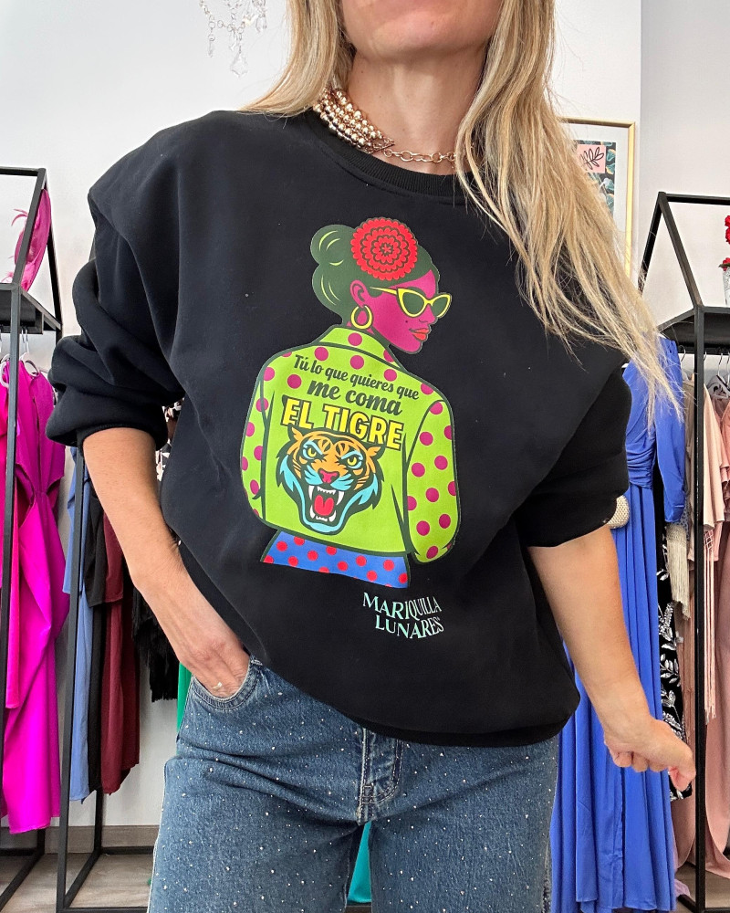 Sudadera Mariquilla Tigre