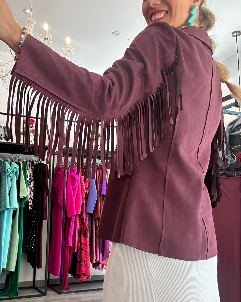 Chaqueta Flecos