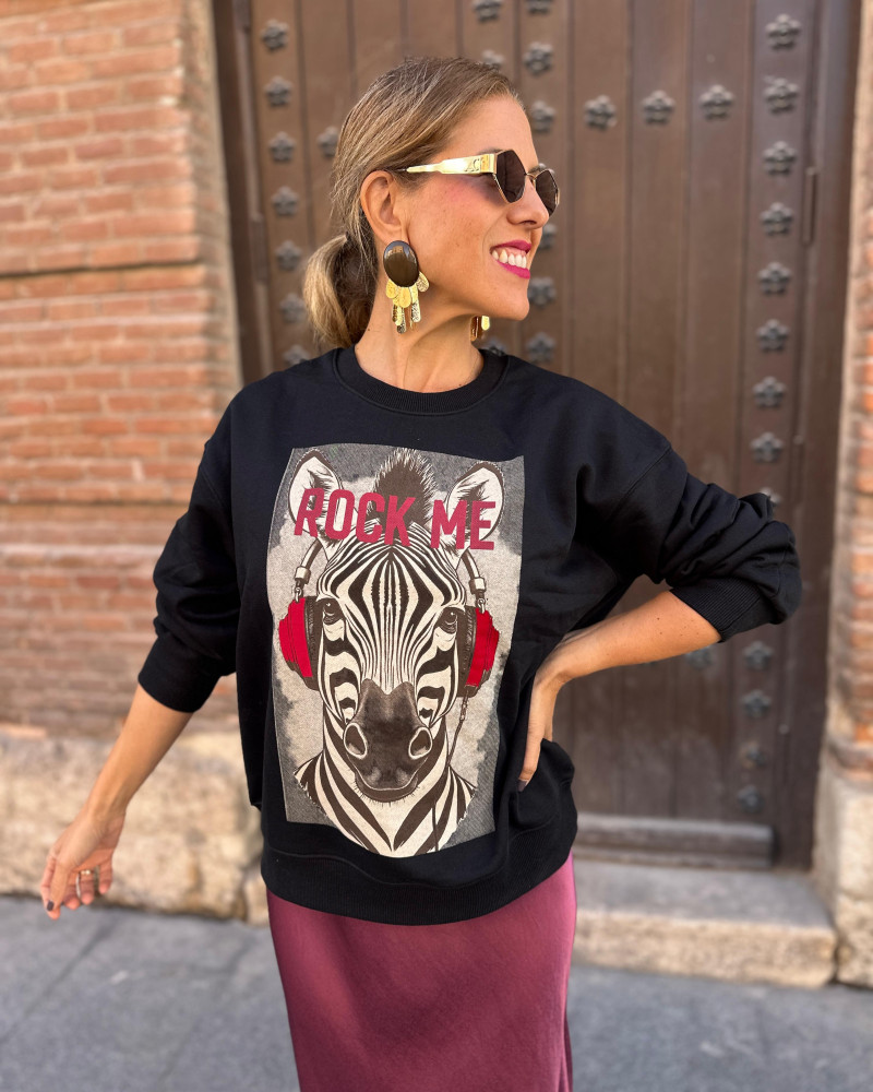 Sudadera Cebra