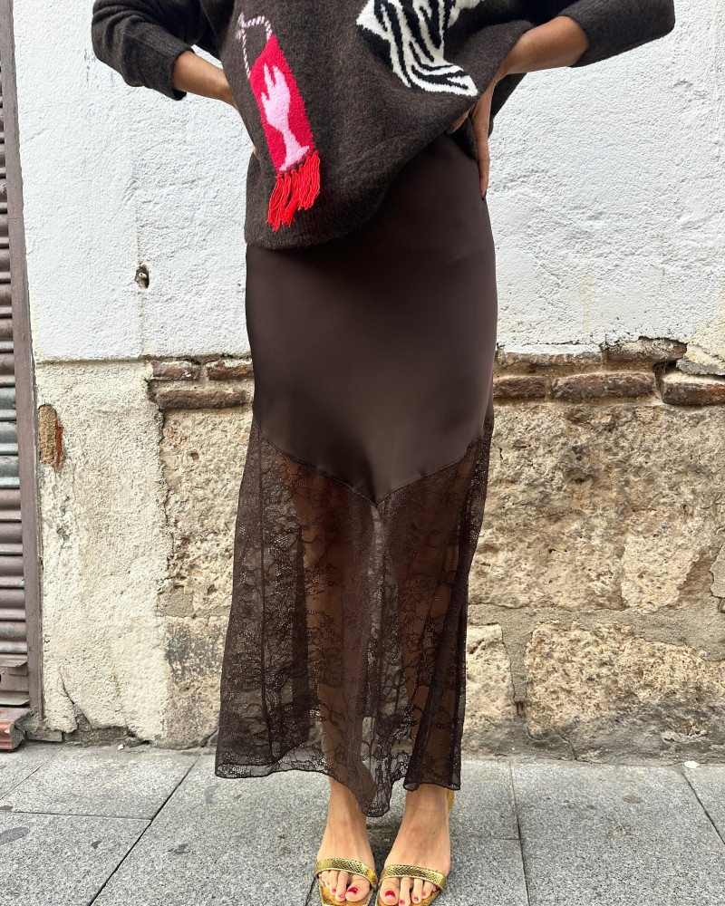 Falda Maxi Encaje