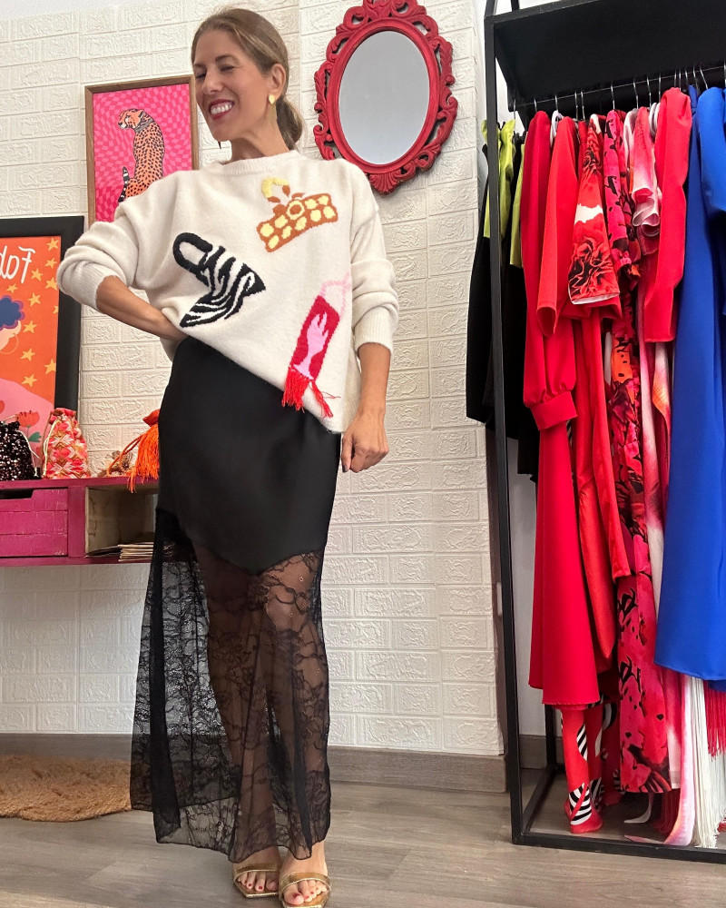 Falda Maxi Encaje