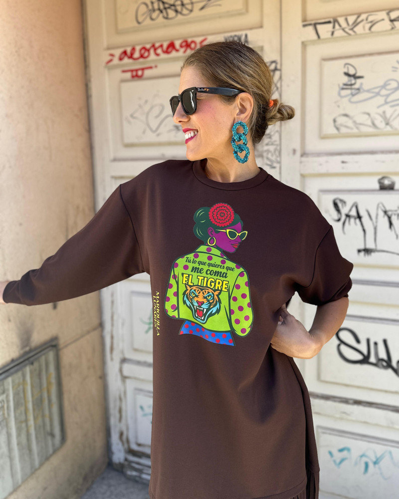 Vestido Mariquilla Flecos