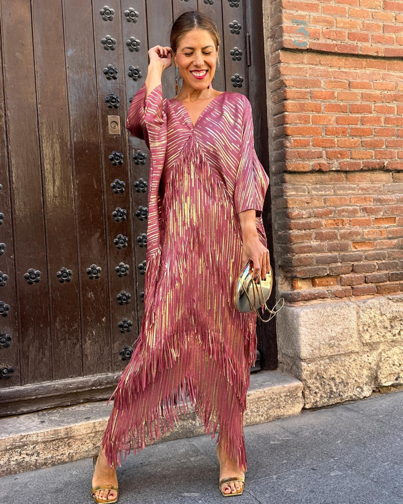 Vestido Flecos