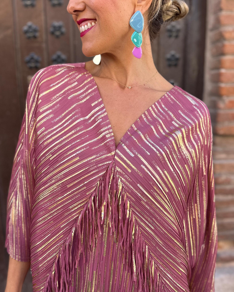 Vestido Flecos