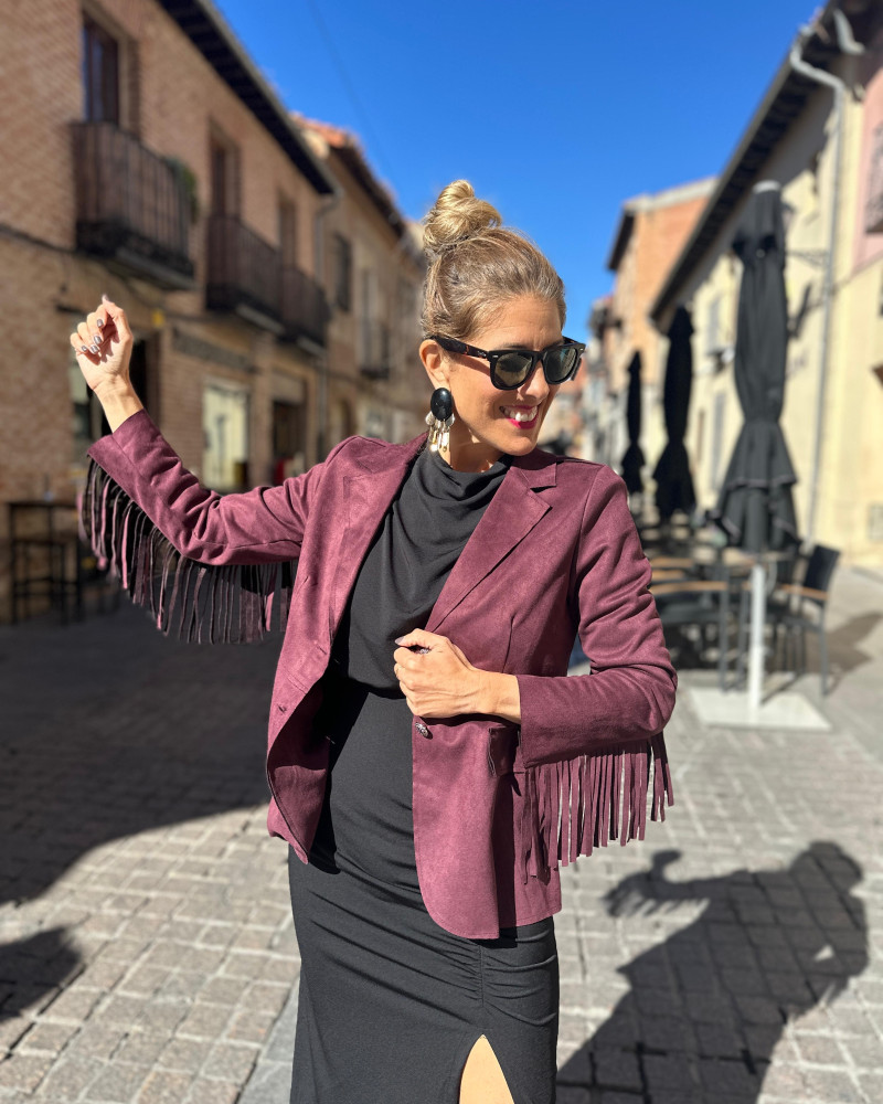 Chaqueta Flecos