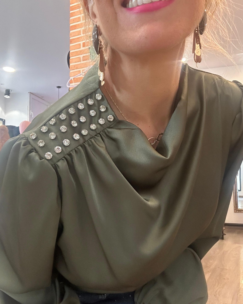 Blusa Strass
