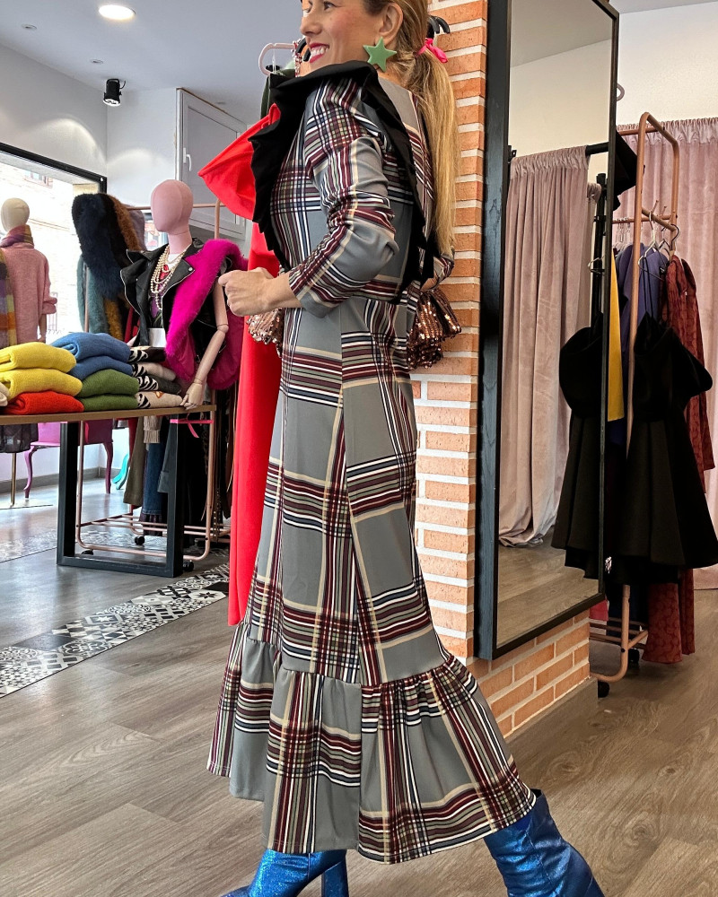 Vestido Paula  Volantes