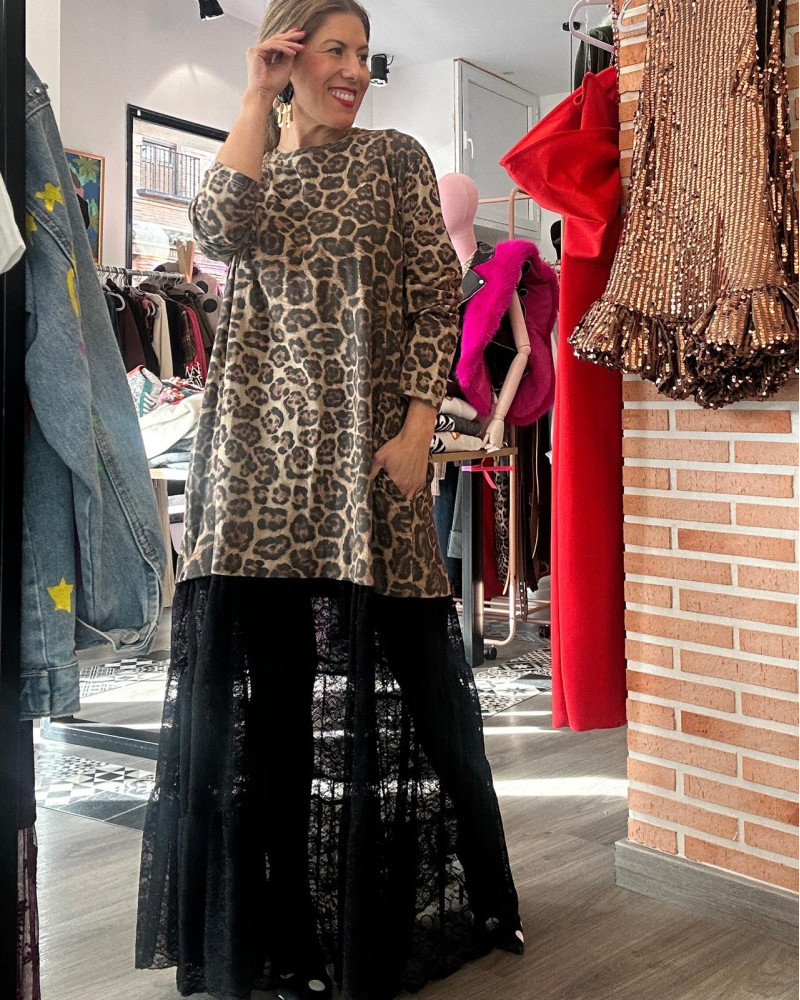 Vestido Leopardo