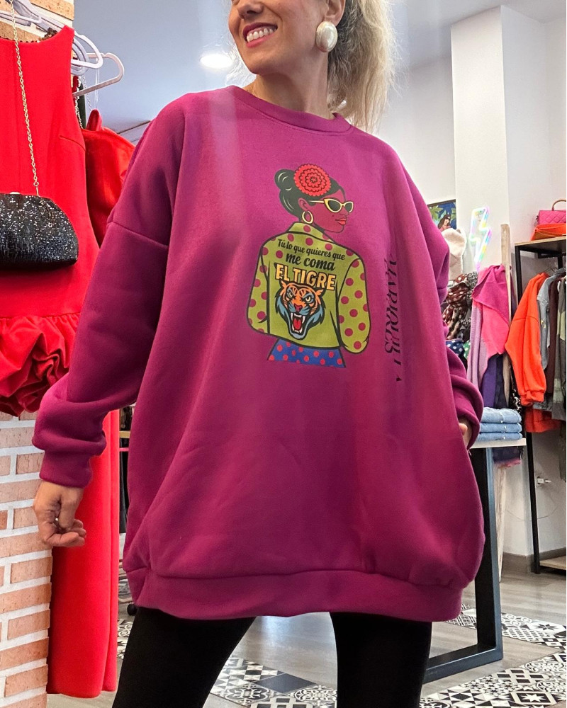 Sudadera Mariquilla Tigre