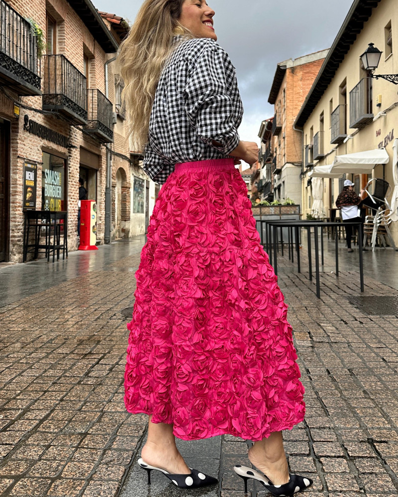 Falda Rosetones