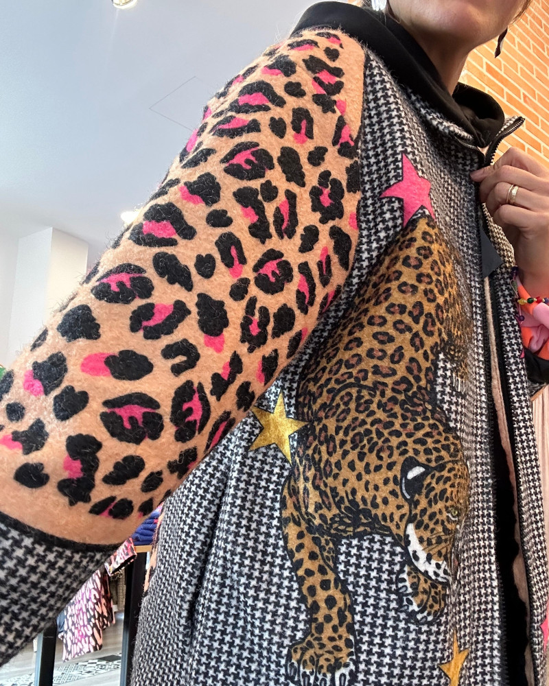 Abrigo Leopardo Vichy