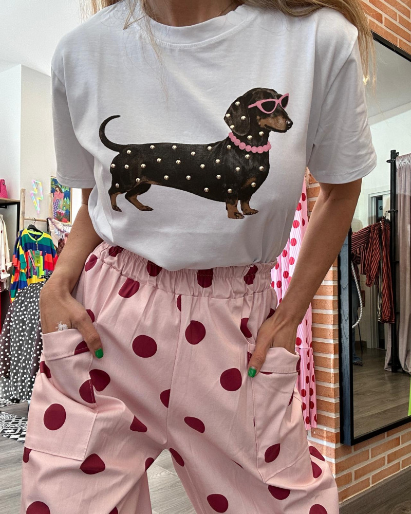 Camiseta Teckel Tachas