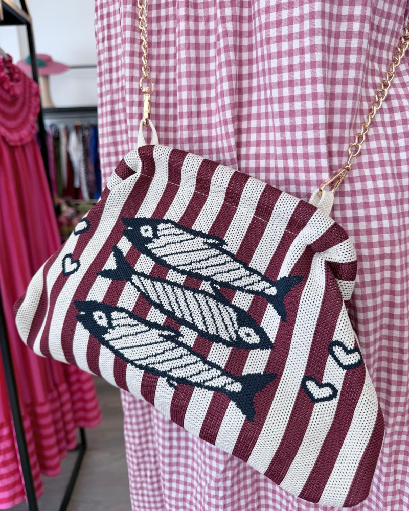 Bolso sardinas con rayas