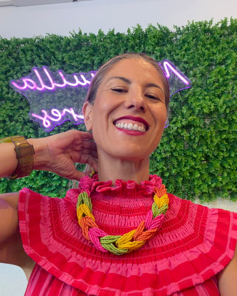 Collar piedras nudos