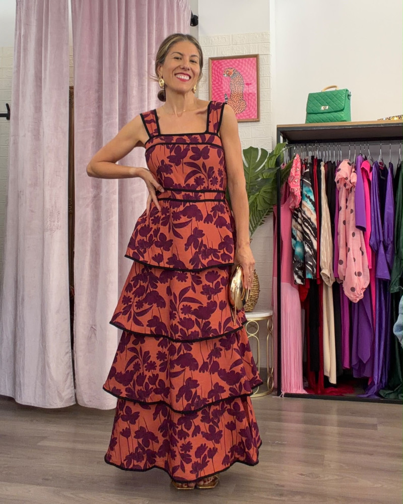Vestido Euforia volantes