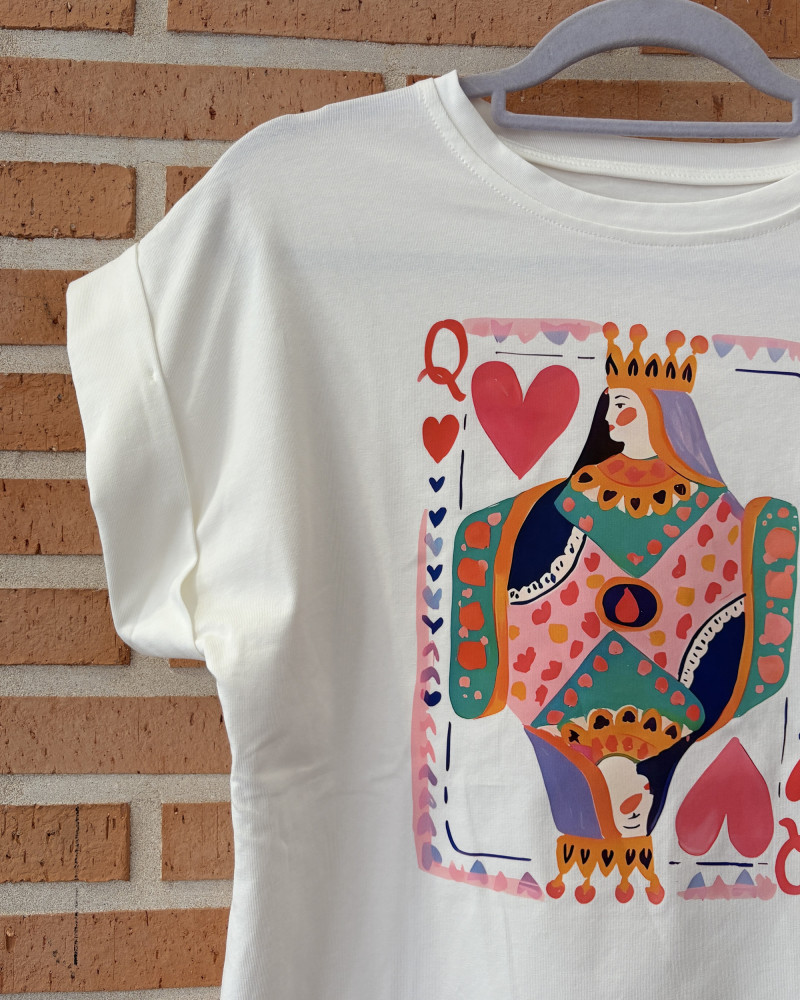 Camiseta Reina de Corazones