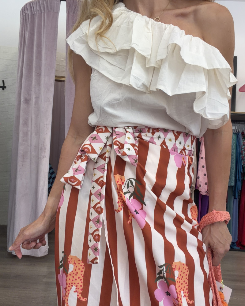 Falda pareo tigre