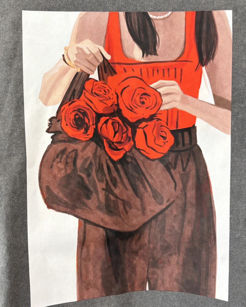 Camiseta Rosas