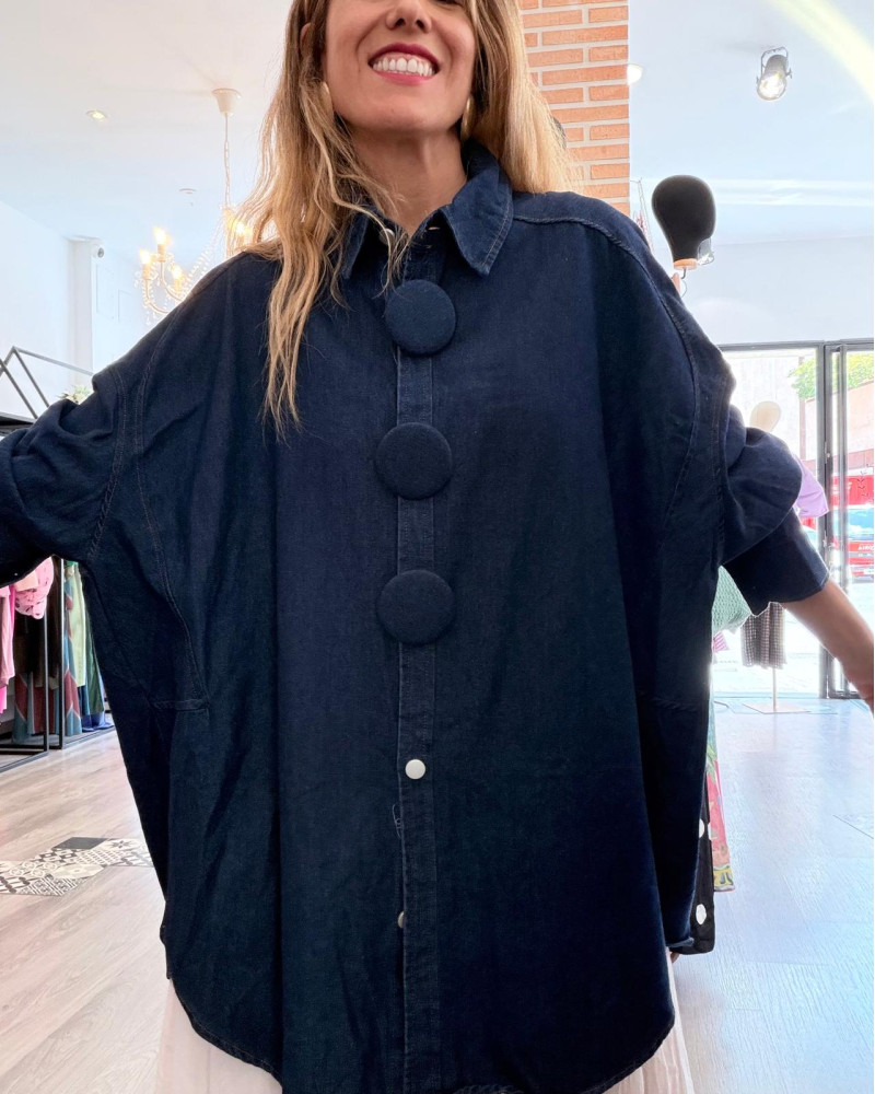 Camisa Kennedy vaquera azul