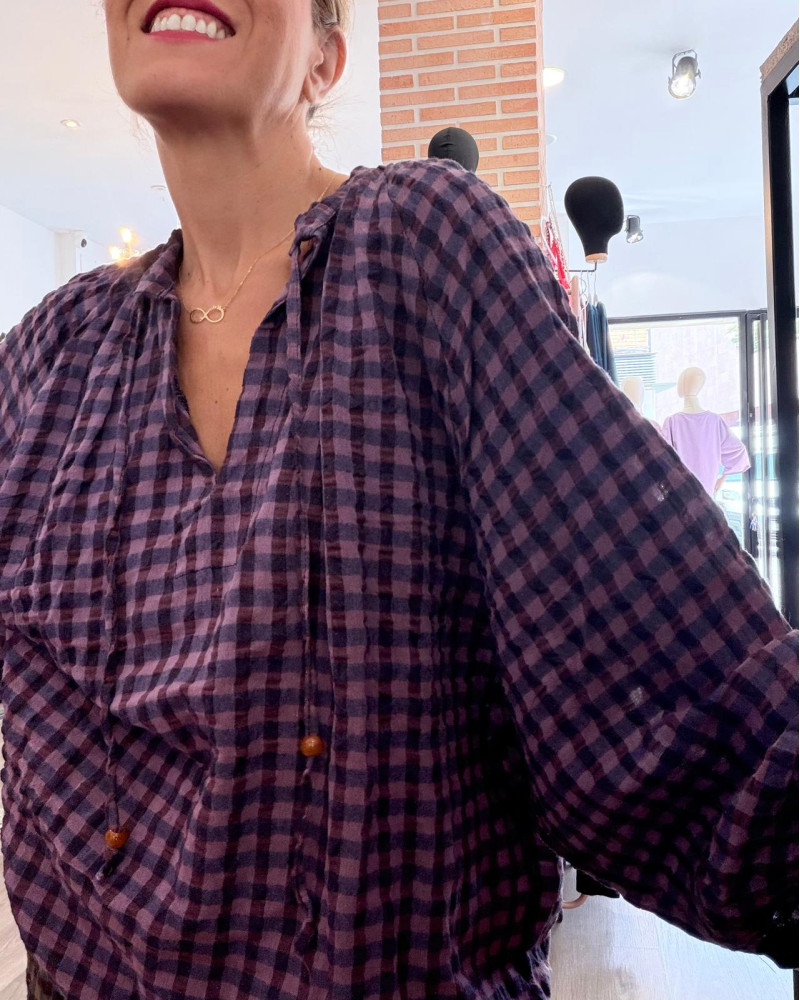 Blusa cuadro vichy Carla
