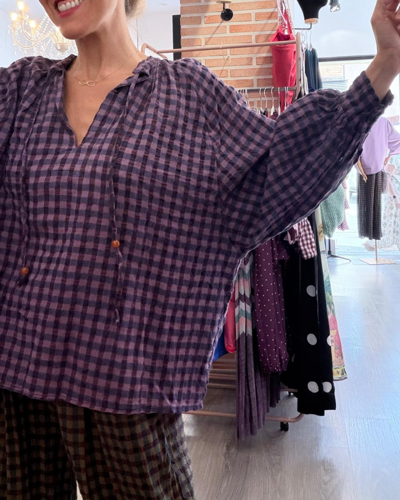 Blusa cuadro vichy Carla
