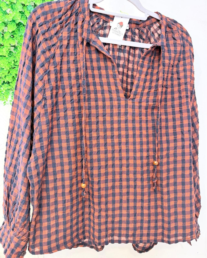 Blusa cuadro vichy Carla