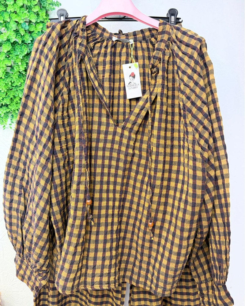 Blusa cuadro vichy Carla