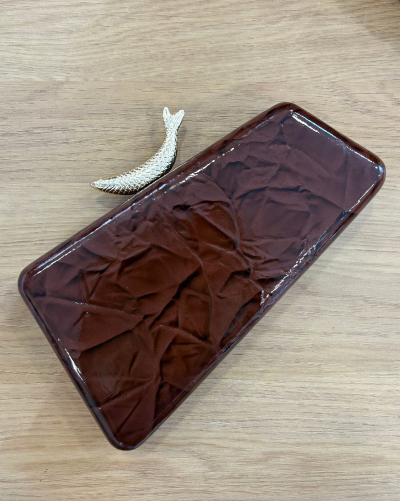 Bolso textura pez
