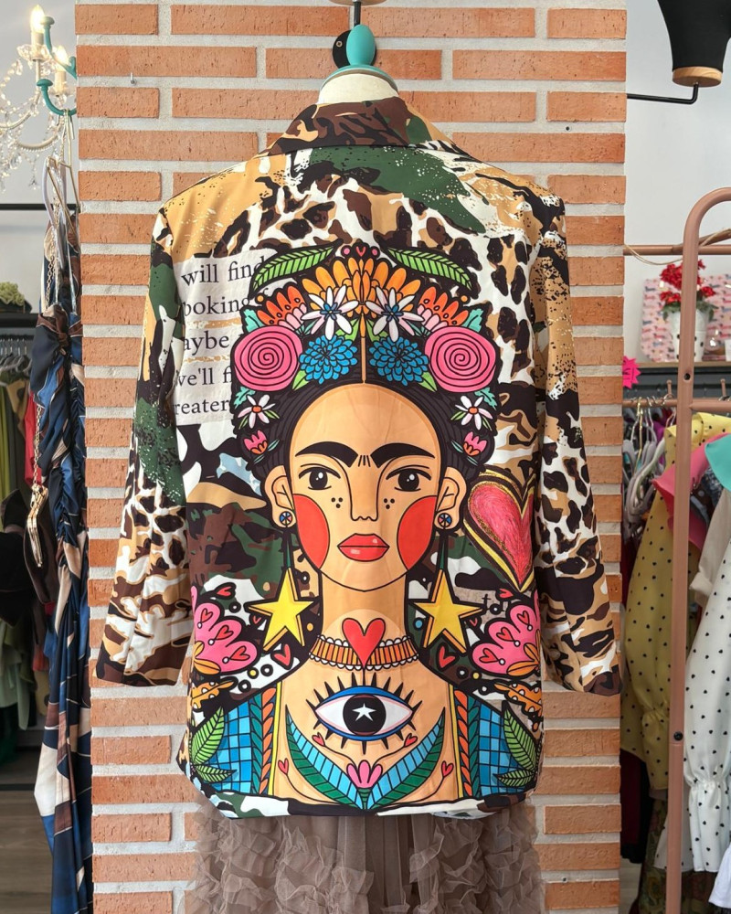 Blazer estampado Frida