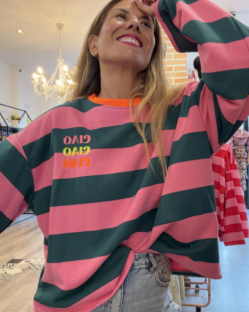 Sudadera rayas Ciao
