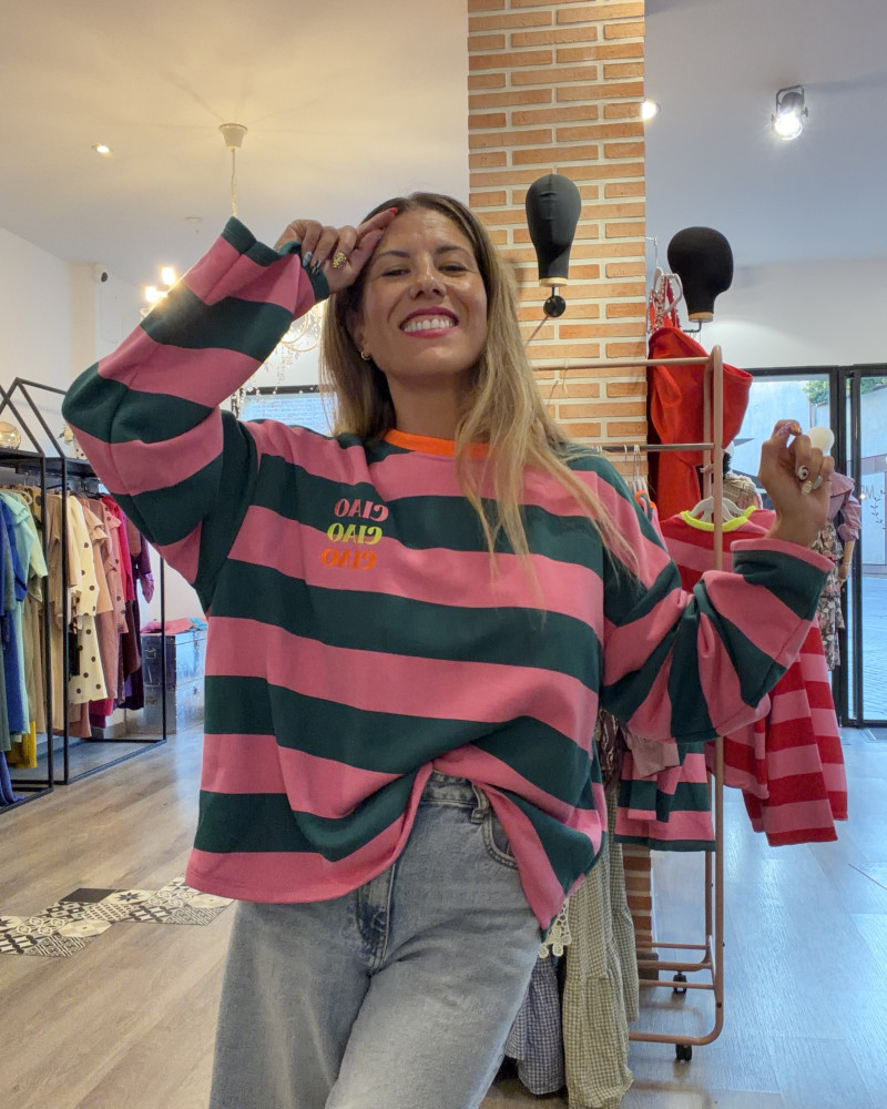 Sudadera rayas Ciao