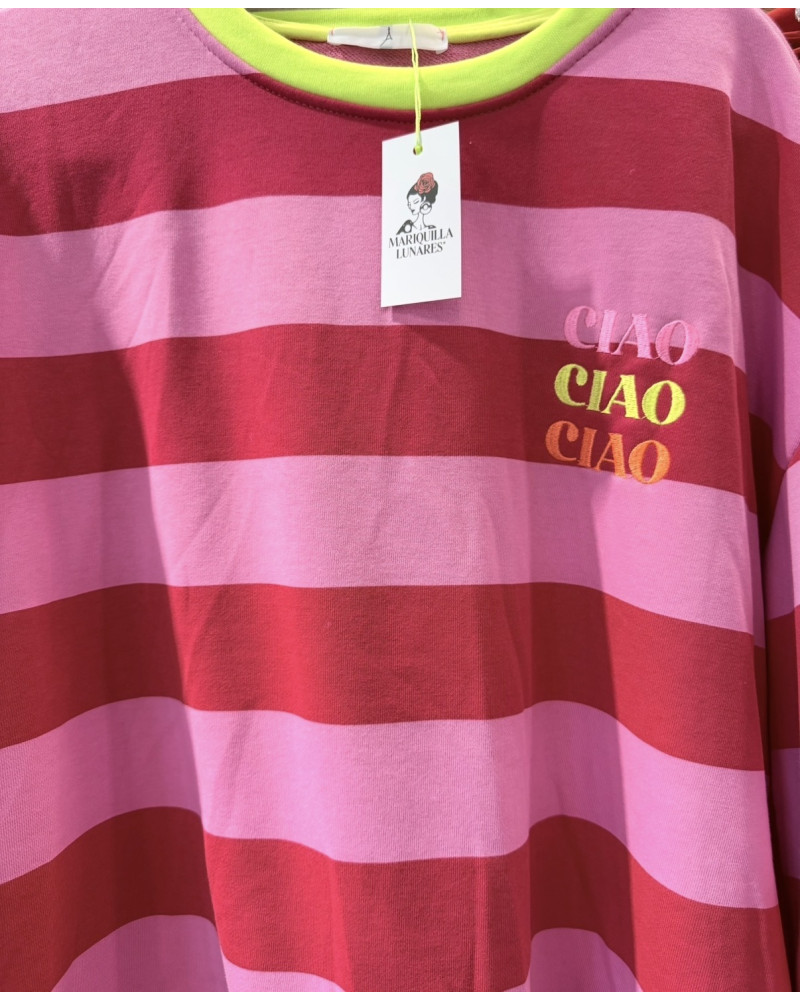 Sudadera rayas Ciao