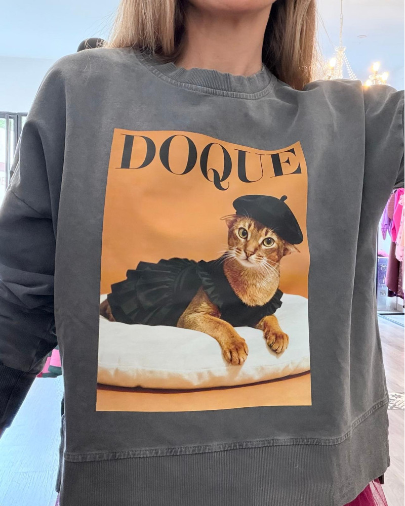 sudadera gato paris