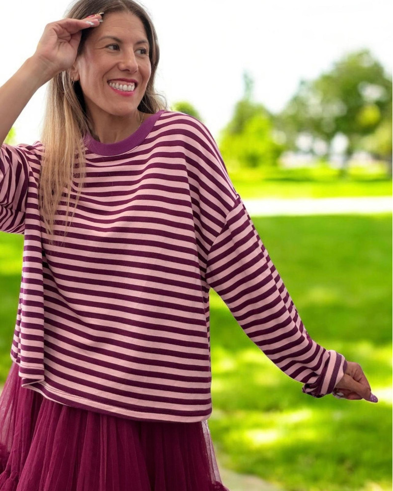 Sudadera rayas Cheshire