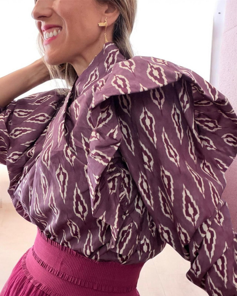 Blusa Berta estampada