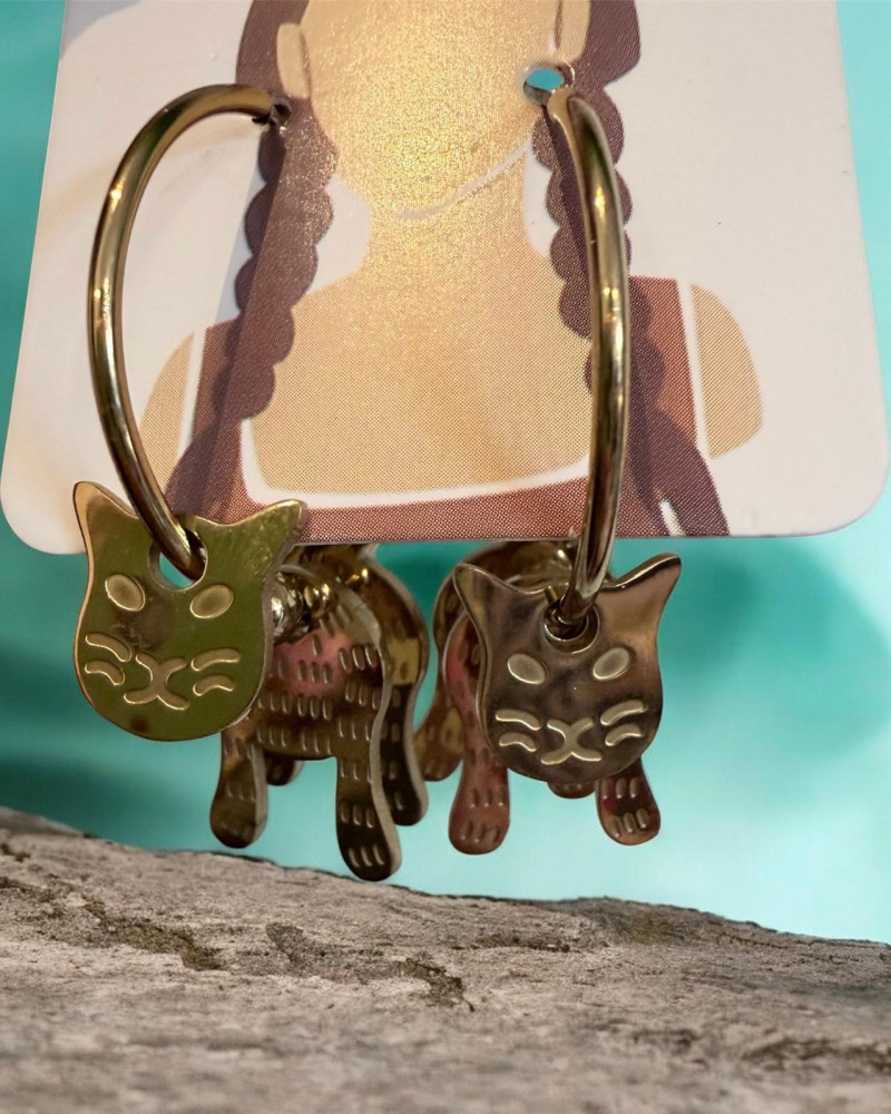 Pendientes gato