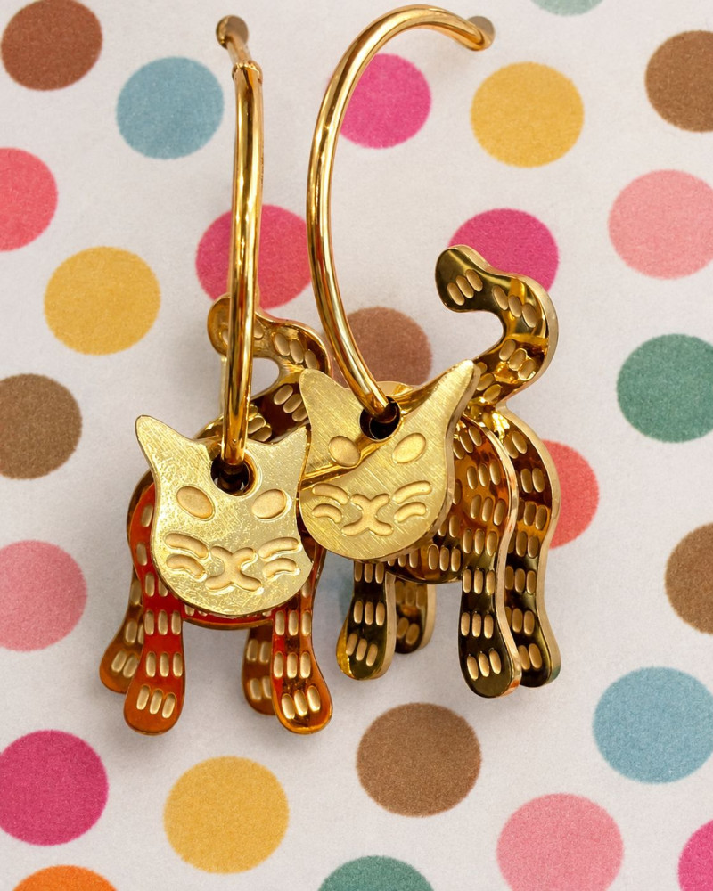 Pendientes gato