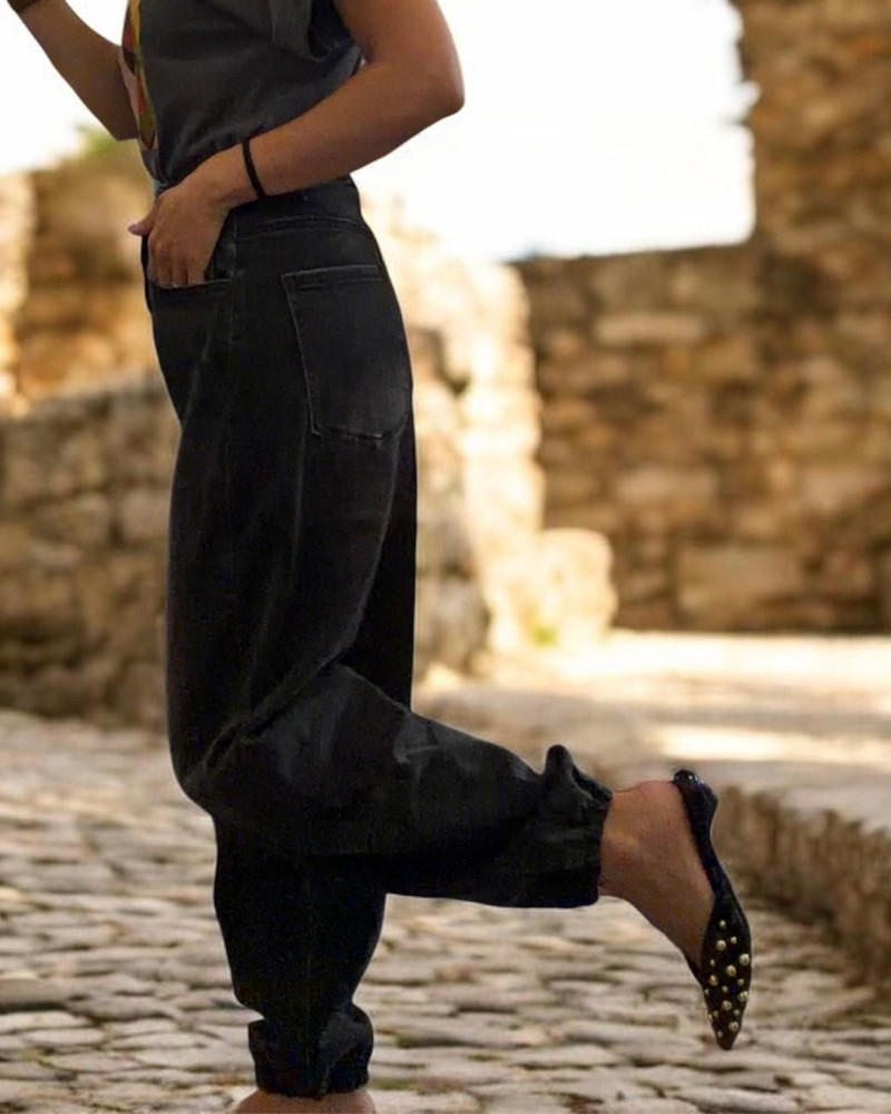 Jeans doble botón