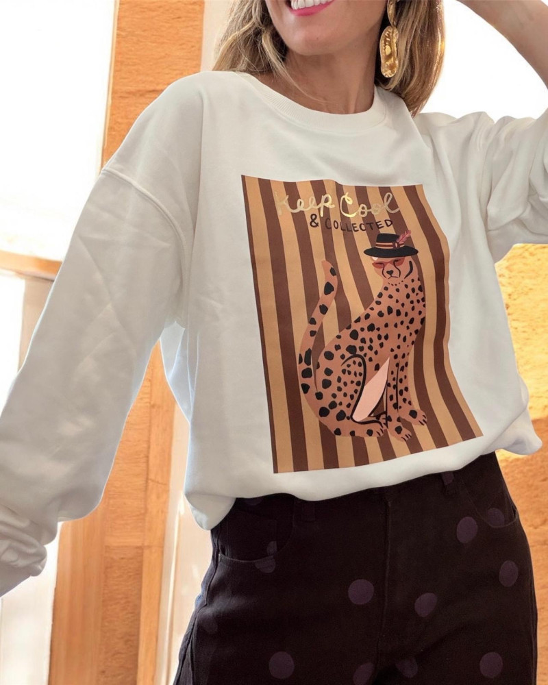 Sudadera blanca keep cool