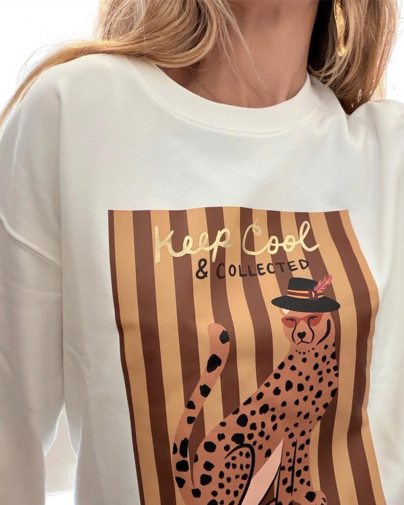 Sudadera blanca keep cool