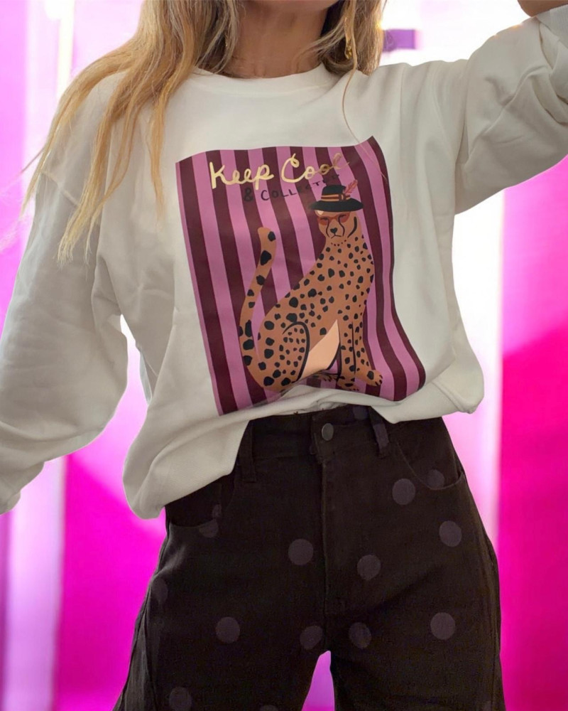 Sudadera blanca keep cool