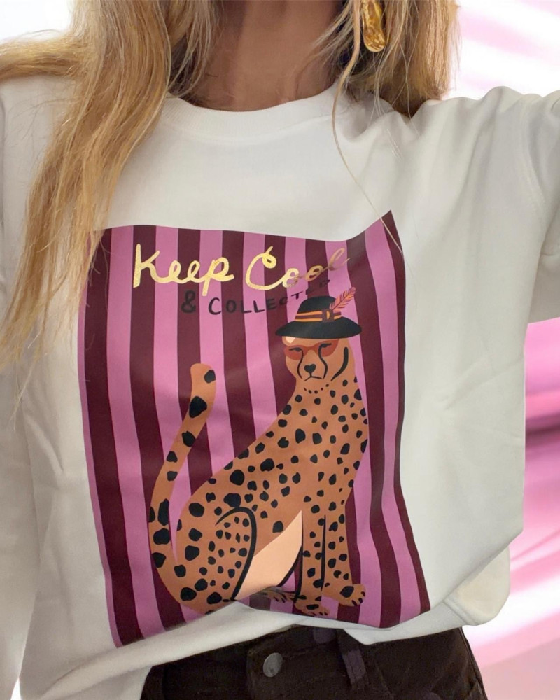 Sudadera blanca keep cool