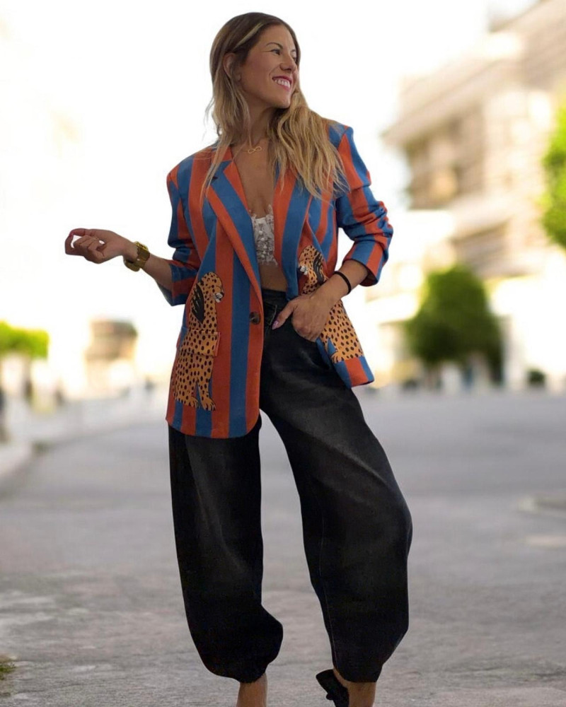 Blazer ante leopardos